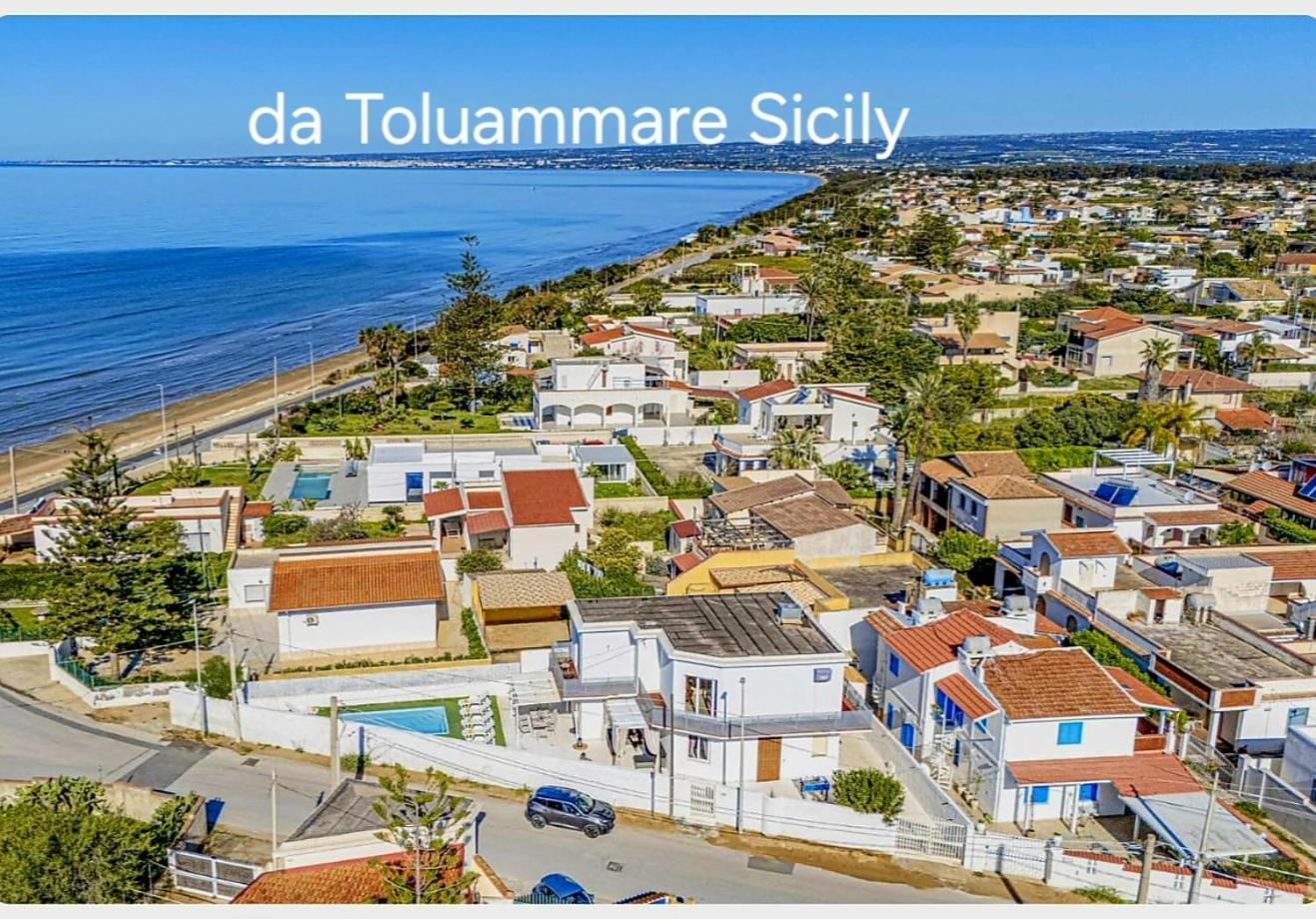Вилла Toluammare Sicily Санта-Мария-дель-Фокалло Экстерьер фото